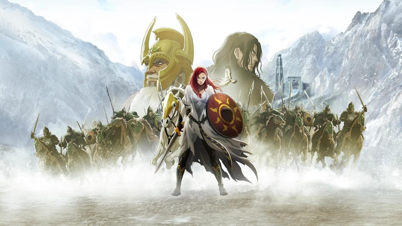 Escena de fondo para la película El señor de los anillos: La guerra de los Rohirrim