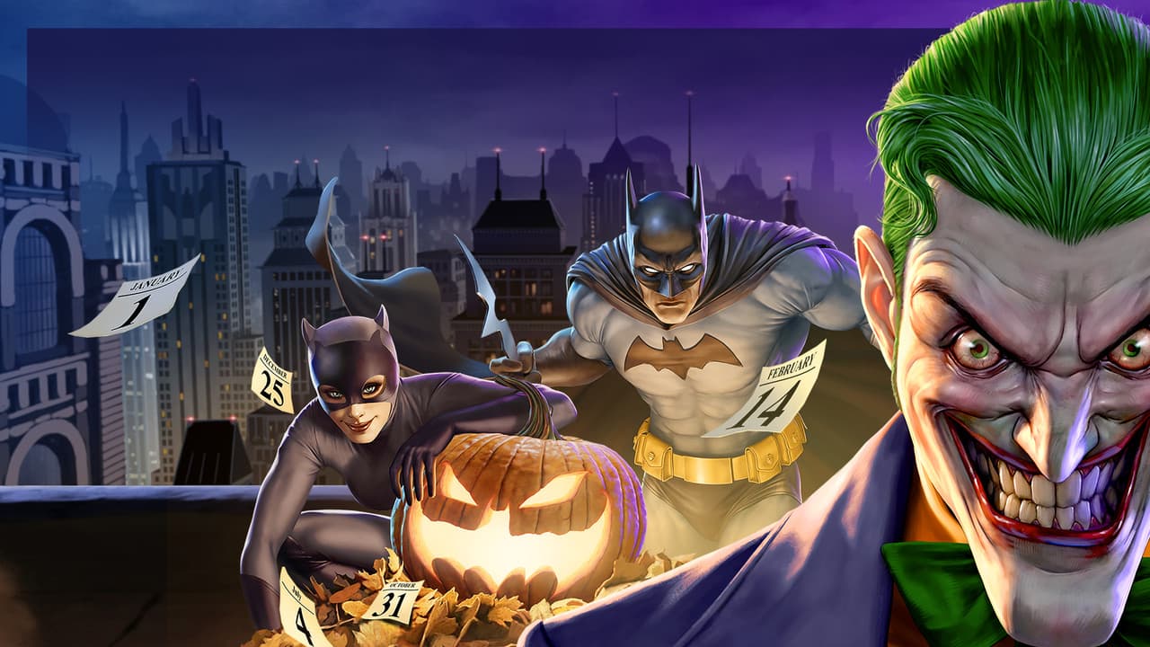 Escena de fondo para la película Batman: El Largo Halloween, Parte 1
