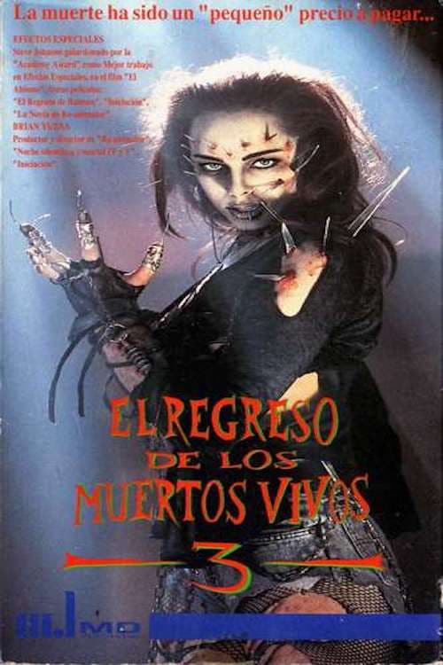 Póster de El regreso de los muertos vivientes 3 (Mortal Zombie)